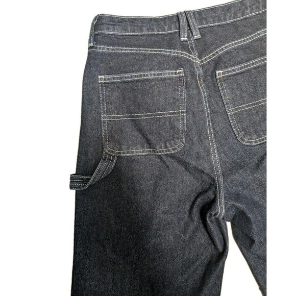 Wild Fable Jeans High Rise Straight Ultra Dark Wash Easy Rigid Size 4 Grunge - Picture 10 of 11